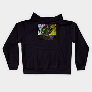 Green Eye Abstract Kids Hoodie